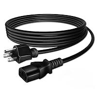 AC in Power Cord Outlet Socket Plug Cable Lead for Blackmore Electronics BJC-15X2BT BJS-151 BJS-152BT BJS-154BT BJS-155BT BJS-156BT BJS-195BT Amplified DJ Speaker System