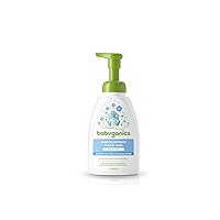 Babyganics Baby Shampoo + Body Wash Pump Bottle, Fragrance Free, Non-Allergenic and Tear-Free, 16 Fl Oz, Packaging May Vary