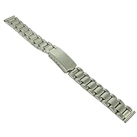 14mm Hirsch Titanium Ladies Deployment Buckle Grey Watch Band