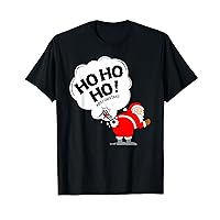 Santa Claus Funny Farting Ho Ho Ho Ugly Christmas Shirt T-Shirt