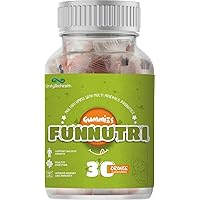 Funnutri Multivitamin Gummies for Kids Men & Women Supplement with Biotin, Essential Multi Vitamin for Healthy Growth, Development and Immunity boosters for Adults - 30 Gummy Bears