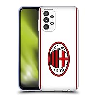 Head Case Designs Officially Licensed AC Milan Away 2017/18 Crest Kit Soft Gel Case Compatible with Samsung Galaxy A13 (2022)