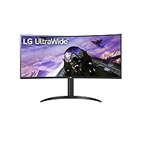 LG 34BP65C-B 34” 21:9 QHD UltraWide™ Curved Monitor with 1ms MBR, HDR10, 160Hz Refresh Rate & AMD FreeSync™ Premium, Black