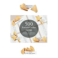 500 Fortune Cookie Sayings: Uplifting Messages and Wise Affirmations 500 Fortune Cookie Sayings: Uplifting Messages and Wise Affirmations Paperback Kindle