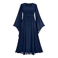 2024 Spring Wrap V Neck Skinny Maxi Dress Mesh Patchwork Long Sleeve Midi Dress Formal Dresses for Women 2024 Trendy