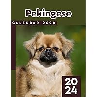 Pekingese Calendar 2024: 18 Month Animals Calendar 2024 From January to December, Bonus 6 Months 2025 Planner Calendar Organizing & Planning Giftable 2024 Amazing Christmas Gifts