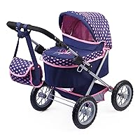 Bayer Design Baby Doll Trendy Pram Blue, Pink