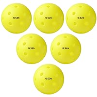 A11N SPORTS S26 Indoor Pickleballs- Consistent Bounce, Easy to Control and Durable Application - USAPA Approved - Ideal for All Ages - Available in Blue and Yellow