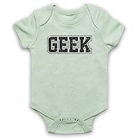 Unisex-Babys' Geek Funny Slogan Baby Grow