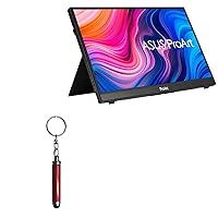 BoxWave Stylus Pen Compatible with ASUS ProArt Display (PA148CTV) - Bullet Capacitive Stylus, Mini Stylus Pen with Keyring Loop - Ruby