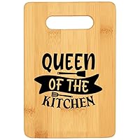 Queen Of The Kitchen Bamboo Cutting Boards For Mom And Wife Christmas Gifts Ideas