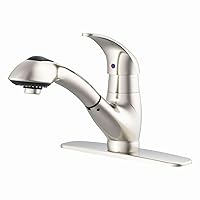 Gerber G0040266SS Viper 1H Pull-Out Kitchen Faucet 1.75gpm Stainless Steel