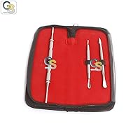 G.S SPECIAL OFFER' 3-PCS SET BLACKHEAD REMOVER EXTRACTOR TOOL SET FOR BLACKHEADS, WHITEHEADS, ACNE, SPOTS & ZITS