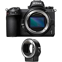 Nikon Z6 24.5MP FX-Format Full-Frame Mirrorless Camera (Body) with FTZ Mount Adapter