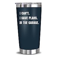 NewEleven Garage Gifts For Dad, Men - Funny Birthday Gifts For Dad, Men, Car Guys - Unique Present Idea For Father, Papa, Husband, Uncle, Guys From Daughter, Son, Kids, Wife - 20 Oz Tumbler