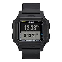 NIXON Regulus Expedition A1324-100M Water Resistant Digital Sport Watch (47.5 mm Watch Face, 24mm PU/Rubber/Silicone Band)