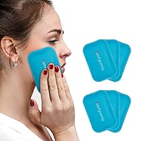 Reusable Small Gel Ice Packs for Injuries 2 Pack and Wisdom Teeth Ice Pack Head Wrap Bundles