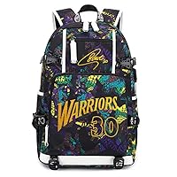 Basketball Player Curry Multifunction Backpack Travel Backpack Fans Bag For Men Women (Style 4)