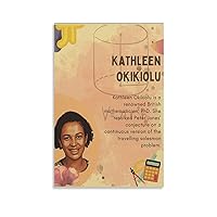Science Education Inspirational Quotes Poster, Great Legend Poster, Kathleen Okikiolu Poster, College Dormitory Room Library Wall Decoration Art Decoration Canvas Painting Posters And Prints Wall Art