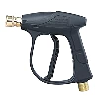 Chemical Guys EQP402 Snubby Pressure Washer Gun, Foam Cannon Attachment,  For Gas & Electric Pressure Washers