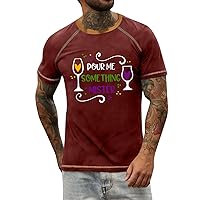 Men's T-Shirts Plunger Tee Vintage Short Sleeve Round Neck Printed T Shirt Polo Shirts, S-6XL