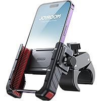 JOYROOM Motorcycle Bike Phone Mount Holder Bicycle Handlebar Cell Phone Mount - Stroller Scooter Phone for iPhone Samsung Galaxy 4.7''-7'' Cellphones - Motorcycle Mountain Bike Accessories