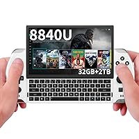 GPD Win 4 2024 [AMD Ryzen 7 8840U-32GB+2TB] 6 Inches Mini Handheld Win 11 PC Game Console Gameplayer 1920X1080 Touchscreen Laptop Tablet PC White