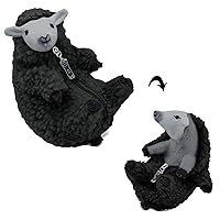 Cute Shaved Black Sheep Stuffed Animals-Kawaii Lamb Plush Toys Valentines Mothers Day Birthday Easter Funny Gifts for Kids Girls Boys Teens Women Small Plushies Stuffed Sheep Plushie Decor