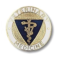 Prestige Medical Emblem Pin, Veterinary Medicine