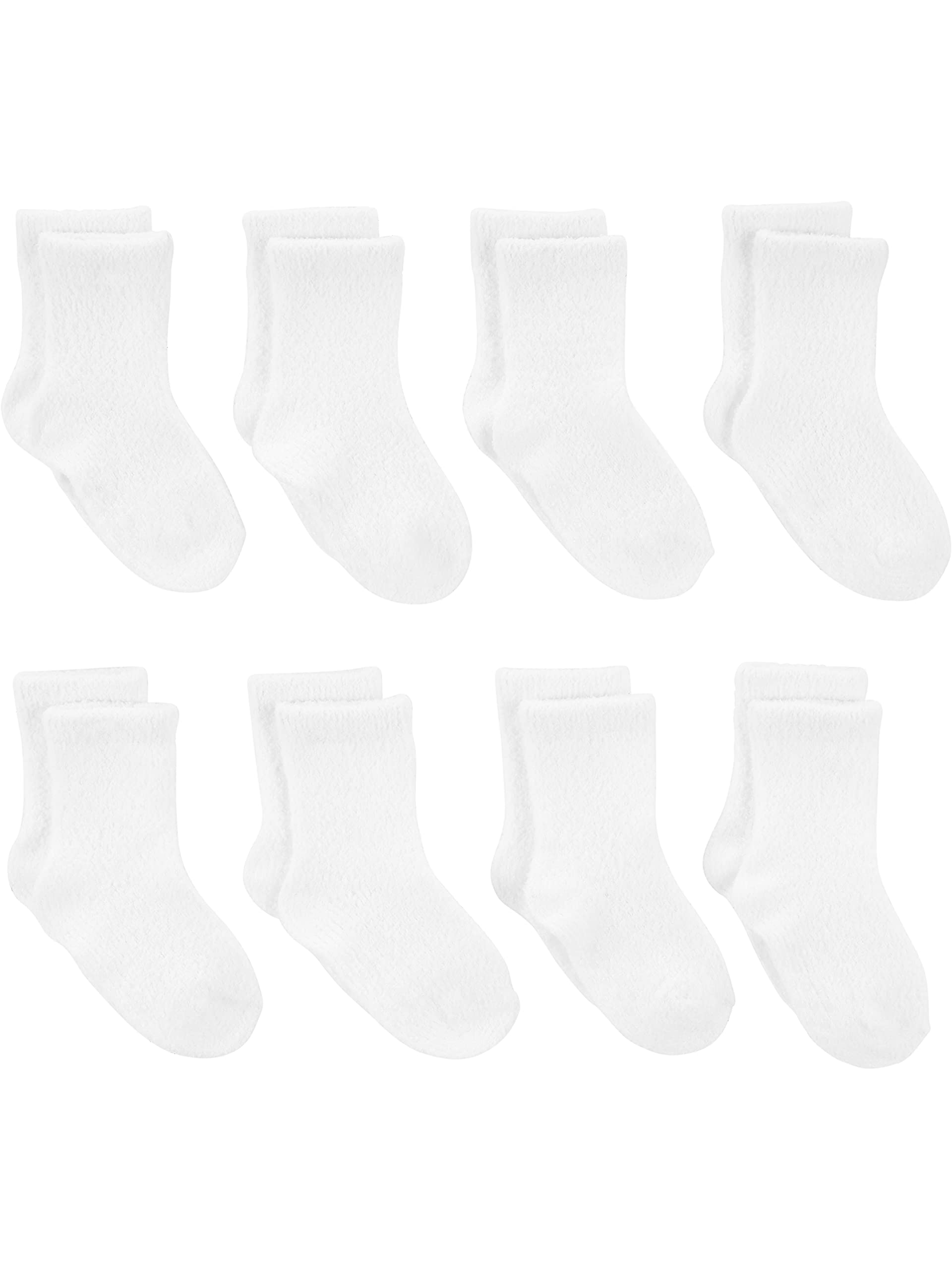 Simple Joys by Carter's Unisex Babies' Chenille Socks, 8 Pairs