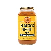 Seafood Broth by Zoup! Keto-Friendly, Gluten Free, Non-GMO - Great for Stock, Bouillon, Soup Base or in Gravy - 1-Pack (32 oz)
