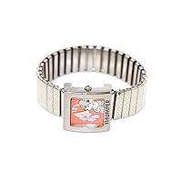 Lorus Bambi Thumper Rabbit Silver Square Stainless Steel Expansion Watch