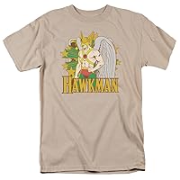 Trevco Men's Hawkman Short Sleeve T-Shirt, Sand, Medium