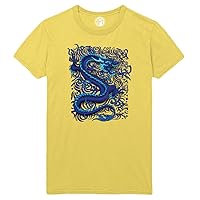 Blue Dragon Printed T-Shirt