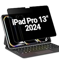 FILMEXT iPad Pro 13 inch Screen Protector Privacy M4 2024 7th Generation, iPad Pro Privacy Screen PET Anti Spy Anti Blue Light Anti Glare Screen Filter