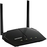 NETGEAR WiFi Router (R6080) - AC1000 Dual Band Wireless Speed (up to 1000 Mbps) | Up to 1000 sq ft Coverage & 15 devices | 4 x 10/100 Fast Ethernet ports | 5 GHz