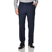 J.M. Haggar Men's 4-Way Stretch Straight Fit Flat Front Dress Pant