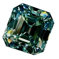 58.61 ct VS1 Emerald Cut Loose Moissanite Use 4 Pendant/Ring Blueish Green Color