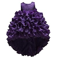 Girls' Tailing Dresses,New Korean Children's Dresses,Purple Tuxedo Skirt,Organza Multi-Layer Tutu Dresses.