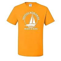 Pop Culture Graphic Prestige Worldwide Fun Boats Mens T-Shirts