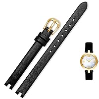 Cowhide Watch Strap Is Suitable For Tissot Notched Strap 1853 Flamenco Series T003/209 Women Watch Chain 8 10 12mm Black