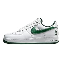 Nike Men's Air Force 1 '07 Basketball Shoe, white/deep forest-wolf grey