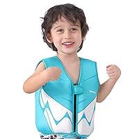 Toddler Swim Vest, Swim Jacket for Kids, Infant Swim Trainer Vest with Adjustable Safety Strap