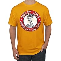 Shelby Cobra USA Logo Emblem Powered by Ford Motors Cars and Trucks Men's T-Shirt