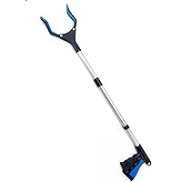 FiPlus PowerGrip T9, Grabber Tool, Wide Jaw, Foldable, Steel Cable, with 96 Grip Points for Firm Grip, 32