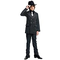 Boys' Suit Stripe Two Pieces Double Breasted Tuxedos Festival Party Wedding Pageboy