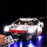 RC LED Light Kit for Lego Technic Porsche 911 RSR 42096 , Lighting Kit Compatible with Lego 42096 ( Not Include Lego Set )