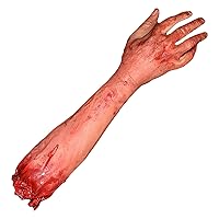 Plastic Rod Halloween Severed Arm Horror Bloody Fake Tool Broken Arm Prank Trick Halloween Party Props