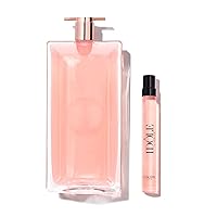 Idôle Eau de Parfum Women's Perfume Set - Fresh & Floral - With Iris, Patchouli & Vanilla - 2-Pack of Full Size 3.4 Fl Oz & Travel size 0.34 Fl Oz
