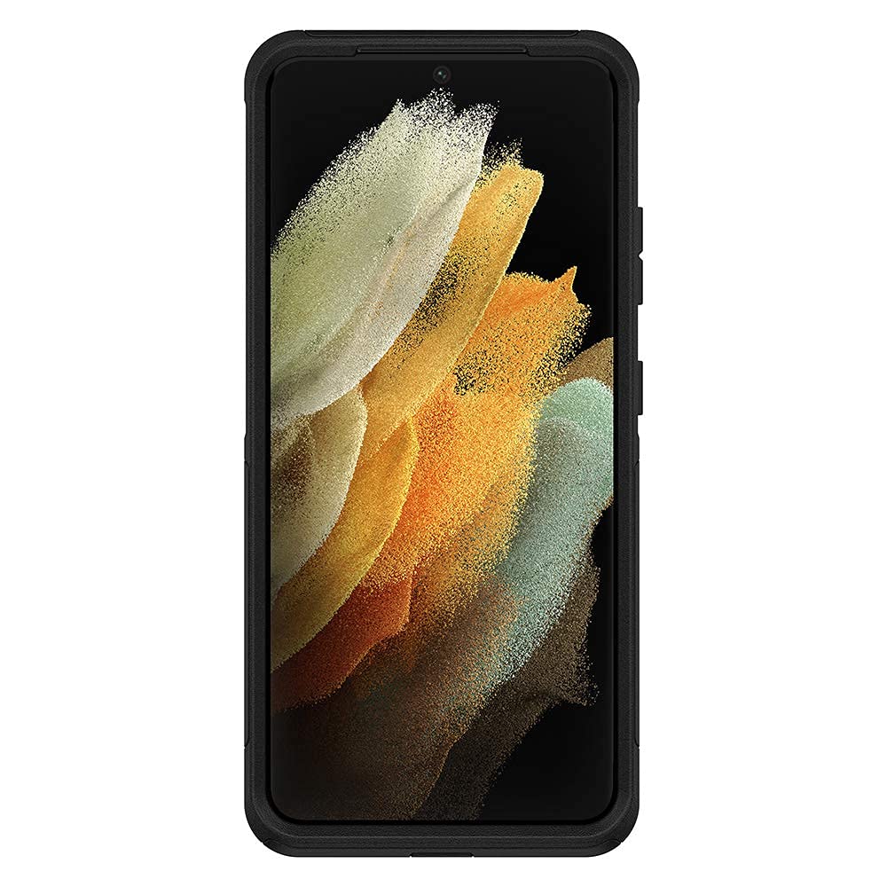 OtterBox Galaxy S21 Ultra 5G (ONLY - DOES NOT FIT Non-Plus or Plus Sizes) Commuter Series Case - DOES NOT FIT Non-Plus or Plus Sizes) - BLACK, Slim & Tough, Pocket-Friendly, with Port Protection